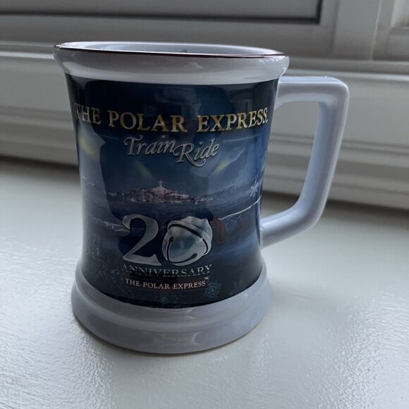 The Polar Express Train Ride 20th Anniversary Christmas Mug Lot Of Two - Picture 5 of 5